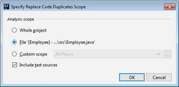 replace code duplicates