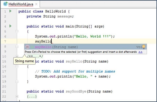 view parameters