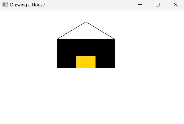 drawing rectangle house