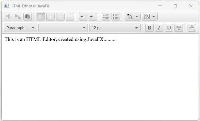 html editor output