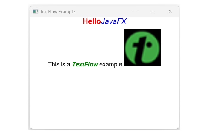 textflow output2