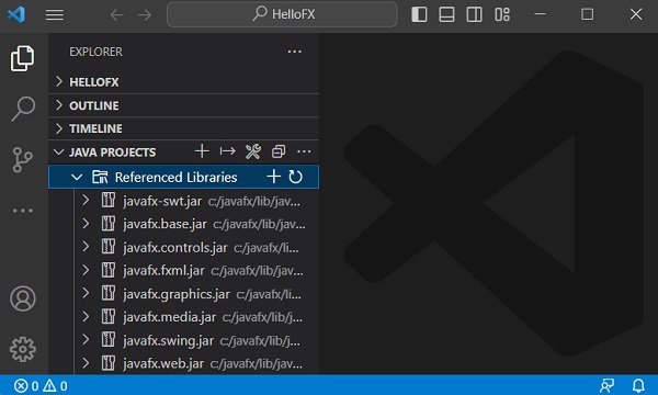 vscode jar files imported