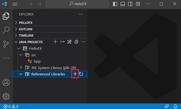 vscode referenced libraries