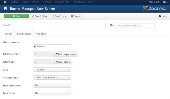 joomla addingbanners step4