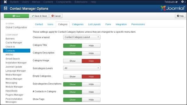 joomla addingcontacts4