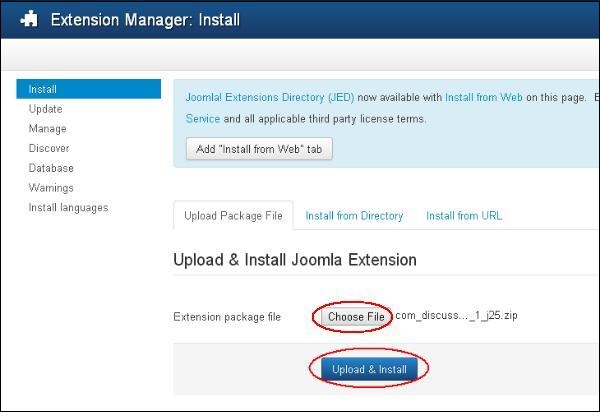 joomla addingforum2