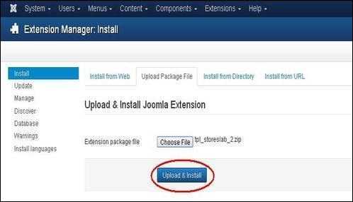 joomla addingtemplate step2