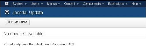 joomla componentmenu joomlaupdate