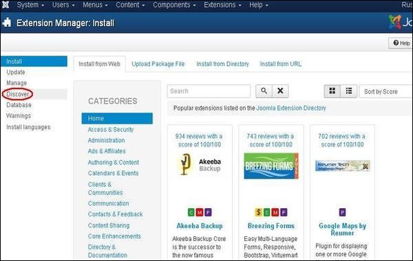 joomla createtemplates step4