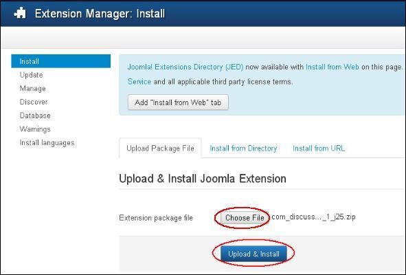 joomla extensionmanager2