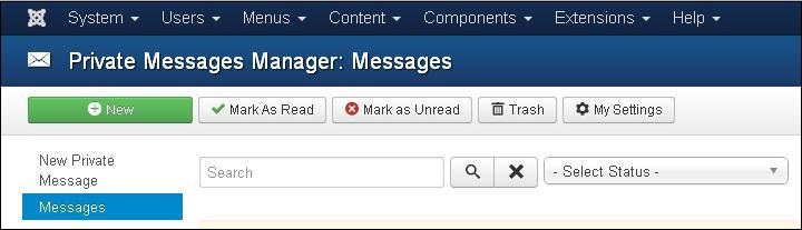 joomla privatemessages step4