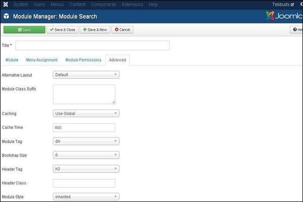 joomla searchmodule step6