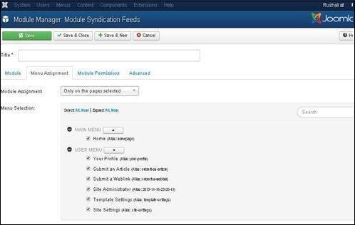 joomla syndicate step4