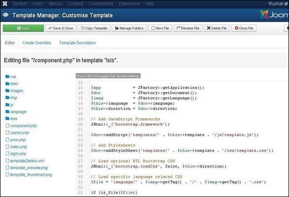 joomla templatemanager step4