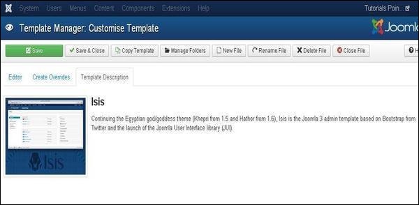 joomla templatemanager step9