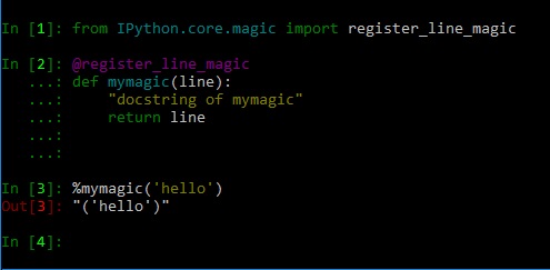 ipython line magic function