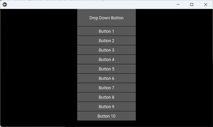 kivy dropdown button