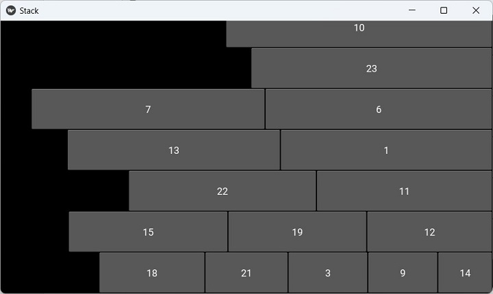 kivy stack layout right to left