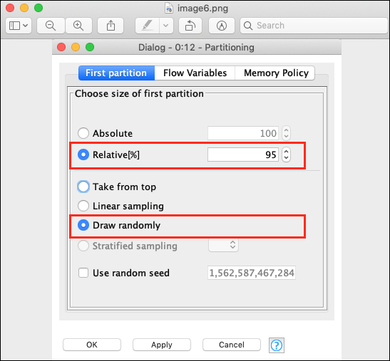 configuration parameters