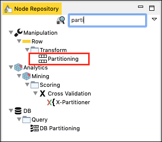 locate partitioning