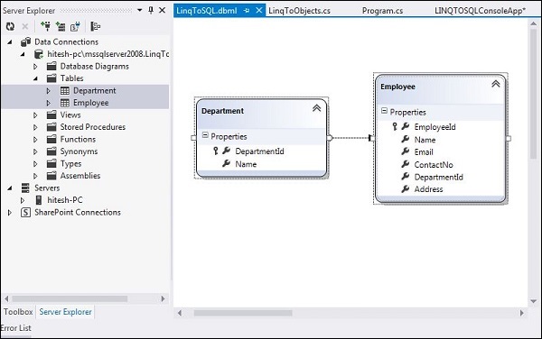 linq sql 4