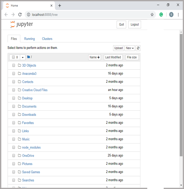 jupyter notebook