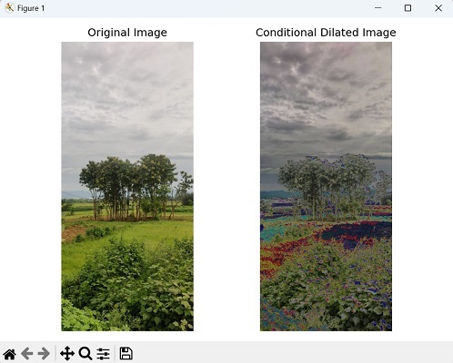 conditional dilation image