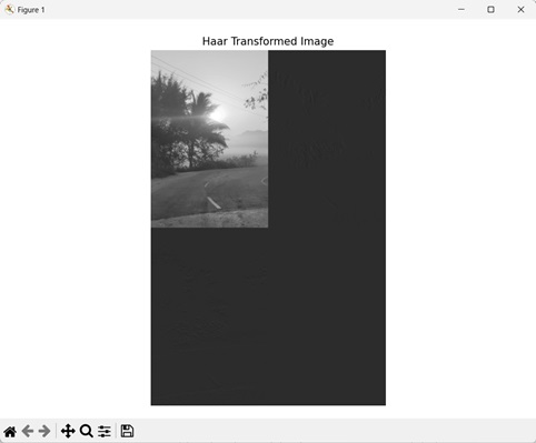 inline haar transformation