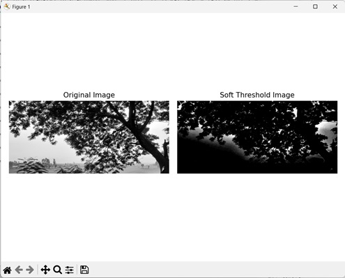 soft threshold percentile value