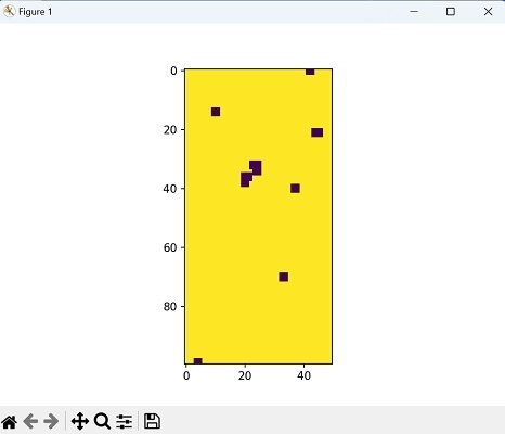 using random binary image