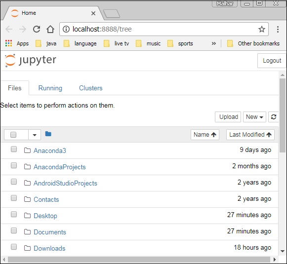 jupyter notebook