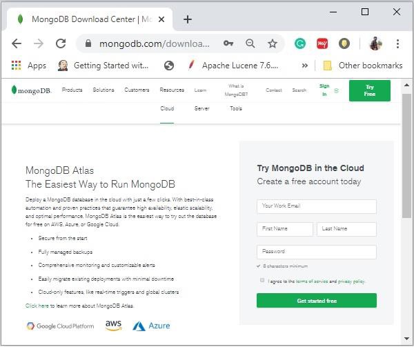 mongodb cloud