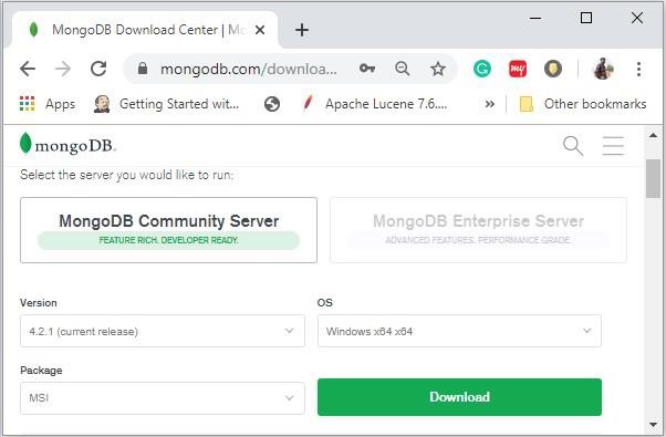 mongodb community