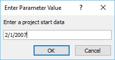 enter start data