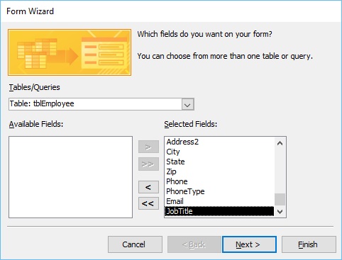 select job file