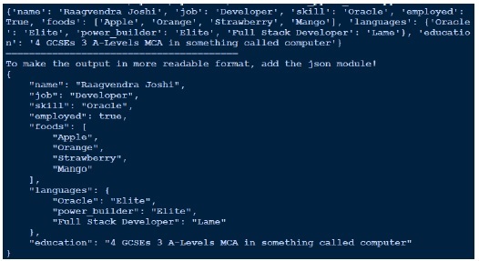 yaml load function output