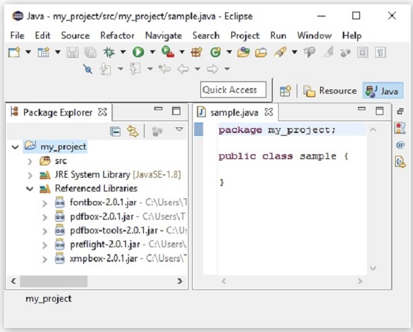 eclipse jar files