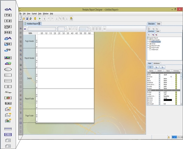 pentaho palette