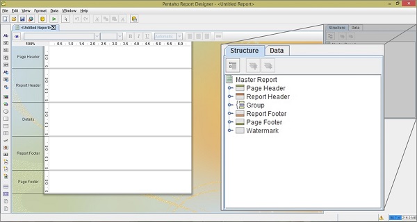 structure pane