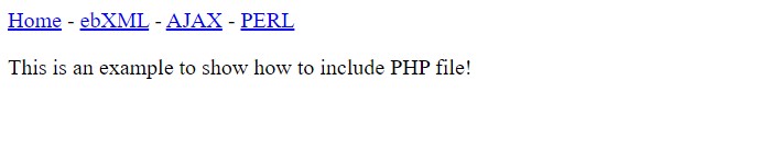 php file include