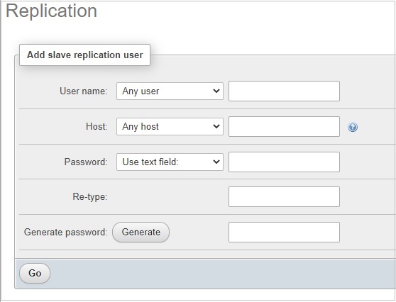 replication user