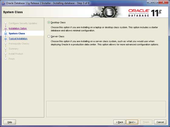 oracle install step3