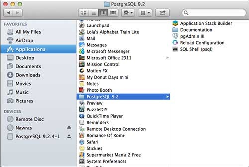 postgresql application mac