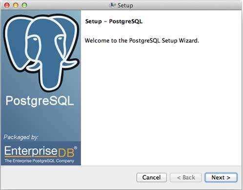 postgresql startinstall mac