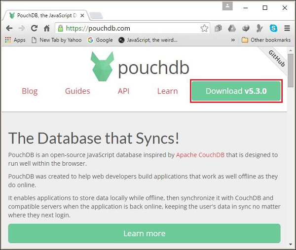 pouchdb homepage