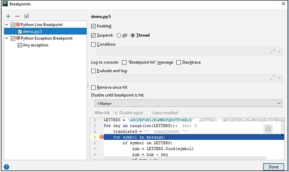 understanding breakpoints