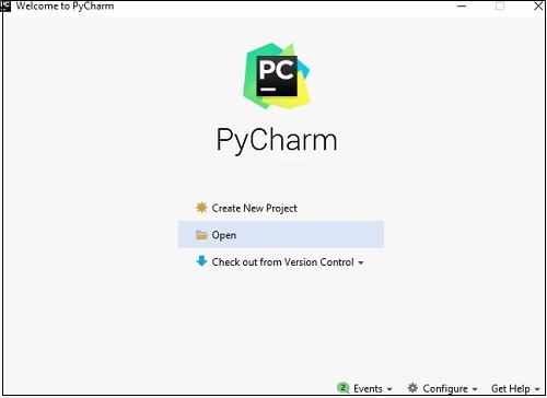 welcome pycharm