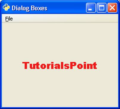 color dialog boxes