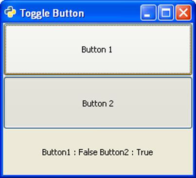 toggle button