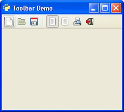 toolbar demo